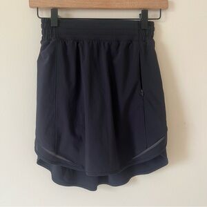 Lululemon Hotty Hot High-Rise Skirt Long Black Size 2